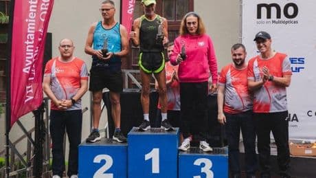 Mar Vázquez, una mujer trans en un podio masculino