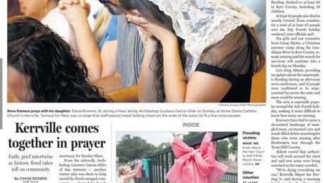 Au Texas, “les prières des habitants de Kerrville”