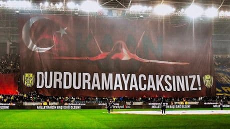 Amedspor maçı öncesi Ankaragücü'ne kırmızı-beyaz koreografi yasağı!