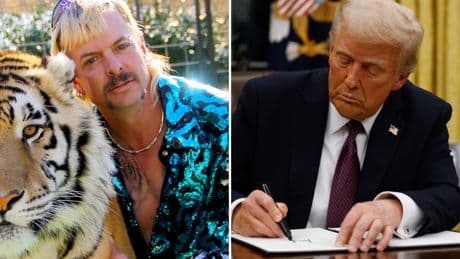 Tiger King’s Joe Exotic says his new husband has been deported - but still begs for a Trump pardon