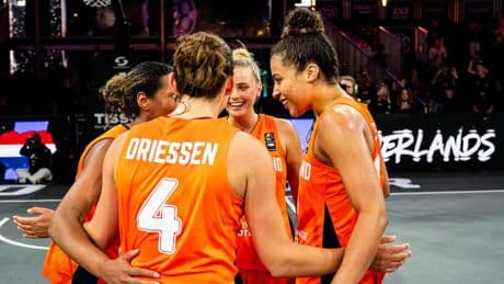 Nederlandse 3x3-basketbalsters oppermachtig tijdens World Tour-weekend in Amsterdam