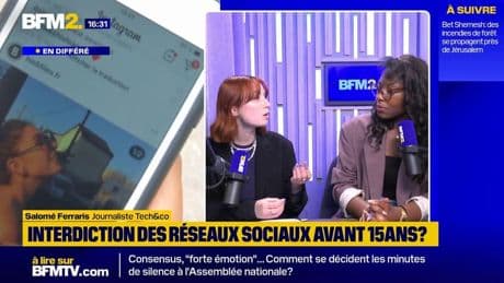 Vers une interdiction des réseaux sociaux avant 15 ans? Une loi en préparation