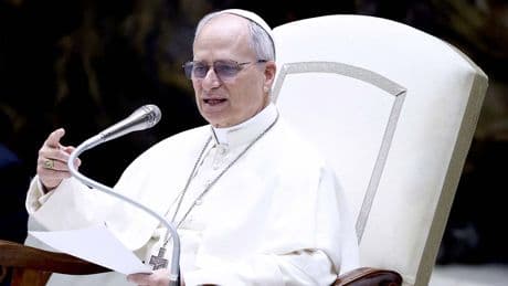 Pope Leo calls for end to polarising 'war of words' in address to media