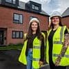 The families who were given a £10,000 discount on their new homes... as long as they help BUILD them
