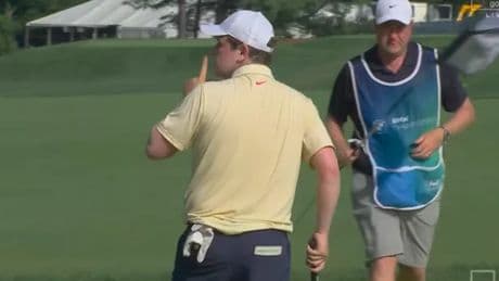 Bullish Bob MacIntyre shushes American crowd after BMW Championship rescue mission
