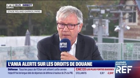 Jean-François Loiseau (ANIA) : L'ANIA alerte sur les droits de douane - 28/08