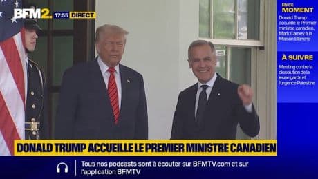 Donald Trump accueille le Premier ministre canadien Mark Carney