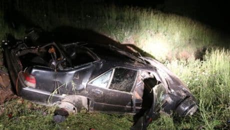 Tokat'ta otomobil devrildi: 6 yaralı