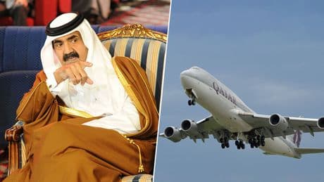 En 2015, el ex-emir de Catar se fracturó una pierna en Marruecos. Así que sus nueve Boeing 747 privados pusieron rumbo a Suiza