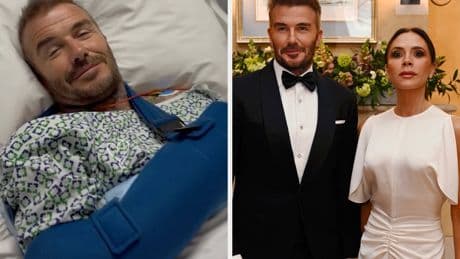 Victoria Beckham Sends Sweet Message To Husband David As She Shares Pictures Of Him In Hospital