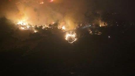 Denizli-Aydın il sınırında 4 gündür devam eden yangında tahliyeler başladı