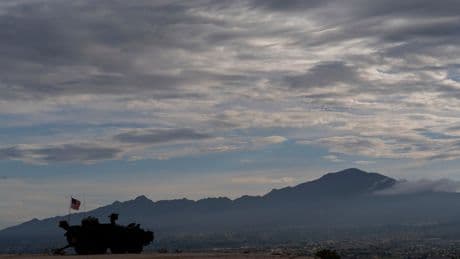 Photos of the US troop deployment at new militarized zones on the border with Mexico