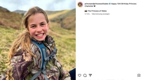 Tochter von William und Kate: Prinzessin Charlotte wird zehn Jahre alt – so hat sie sich verändert