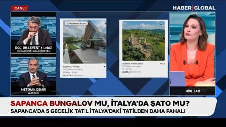 Sapanca'da bungalov mu, İtalya’da şato mu?