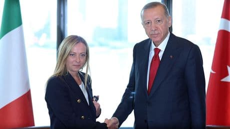 Cumhurbaşkanı Erdoğan, İtalya Başbakanı Meloni ile görüştü