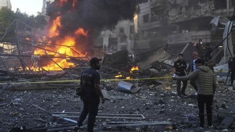 Israel strikes south Beirut for third time since ceasefire began