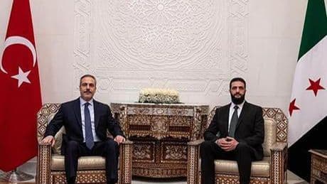 Dışişleri Bakanı Hakan Fidan, Suriye Cumhurbaşkanı Şara görüşmesi başladı!