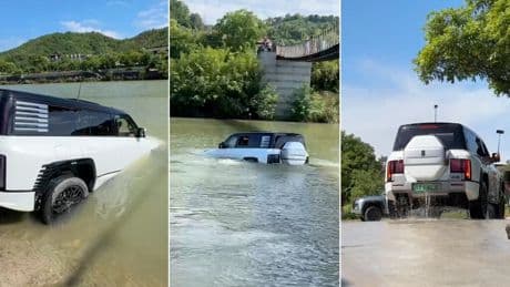 Ya hemos visto al Yangwang U8 de BYD flotar en un río. Es más impresionante de lo que imaginábamos