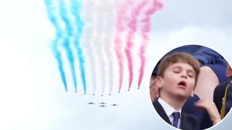 Britse prins Louis (7) steelt de show tijdens bevrijdingsparade