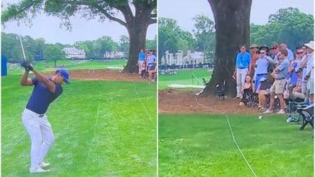 Scary PGA Championship moment as Aaron Rai 'almost kills' fan