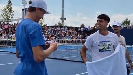 Primera toma de contacto de Alcaraz con Cincinnati: arranca los entrenamientos y se reencuentra con Sinner