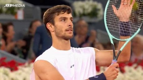 El &#039;arquitecto&#039; Musetti aplasta a De Miñaur y ya está en cuartos del Mutua Madrid Open