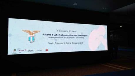 Lazio, convegno contro il bullismo a scuola e nello sport. Mezzaroma: «Qui per un segnale forte», Abodi: «Lavoro per stadi liberi e tecnologici»