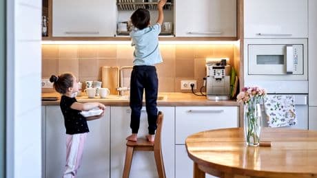 Our kids don't get an allowance for chores. Surprisingly, they've never pushed back on it.