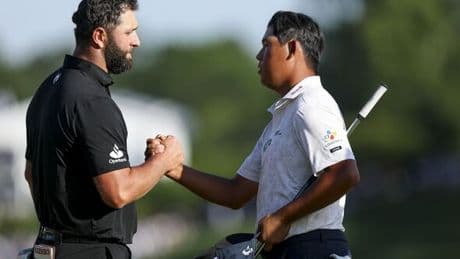 LIV Golf star's seven-word remark after 'embarrassing' PGA Championship finale