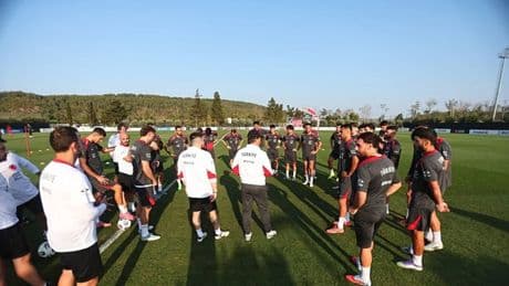 A Milli Futbol Takımı, Gürcistan maçı hazırlıklarına devam etti