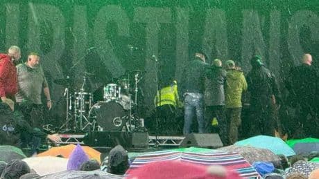 Sting's support act suffers cardiac arrest live on stage in Liverpool as festival halted