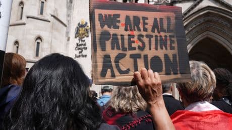 Palestine Action terror ban made UK ‘international outlier’, High Court told