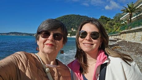 I started traveling with my mom after my dad died. She's living her best era.