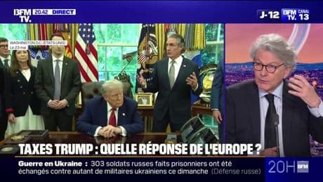 Taxes: "Donald Trump utilise les droits de douane pour des objectifs politiques", déclare Thierry Breton