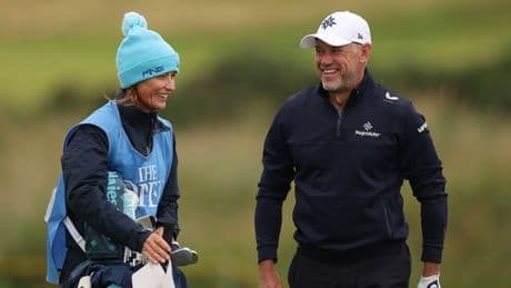 Lee Westwood speaks out about decision to have his wife caddie for him at The Open