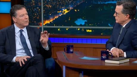 James Comey reveals wife’s role in infamous ‘8647’ post during Colbert interview
