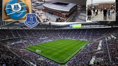 Inside the £800m stadium that's 0.01° off the legal limits: What makes Everton's new ground special - with reclining 'sofas' and 'Instagrammable' food that tastes as good as it looks