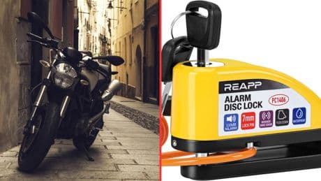 10.000 motoristas confían en él: este candado con alarma es el más vendido