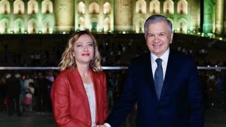 Meloni in Uzbekistan: "Rafforzare ancora di più il partenariato"