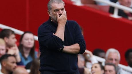 Welcome back, Ange! Arsenal fans hit Ange Postecoglou with brutal five-word chant while two goals up against new Nottingham Forest manager