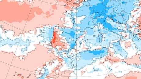 AEMET avisa de una nueva bajada de las temperaturas. El motivo: una gran masa de aire frío sobre nuestras cabezas