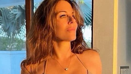 Liz Hurley stuns in bikini at 60 as she reveals simple trick to get great holiday photos