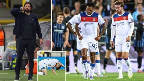After the game, the Belgians were cracking jokes at Rangers' expense. This is what they have become under Russell Martin... the laughing stock of Europe