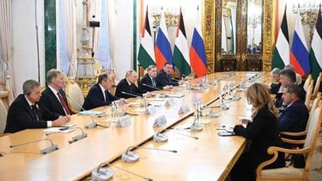 Rusya Devlet Başkanı Putin, Filistin Devlet Başkanı Abbas ile görüştü