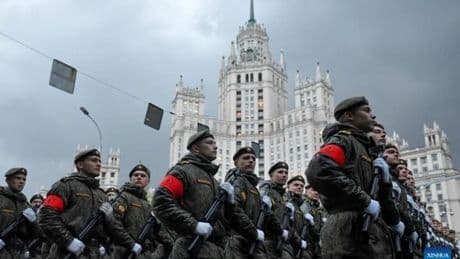 Moscow on alert as Ukrainian drones strike ahead of Victory Day parade