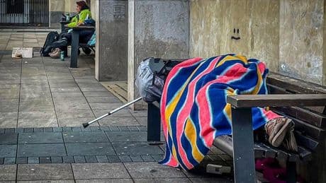 Vivir y dormir en la calle