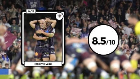 Les notes de UBB-Northampton : Lucu et Jalibert somptueux, Penaud décisif, Cazeaux inépuisable