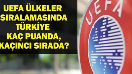 UEFA ÜLKE PUANLARI| Türkiye UEFA Ülkeler Sıralamasında Kaçıncı Sırada? Türkiye UEFA Ülke Puanı Kaç?