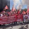 "On est en train de devenir un symbole" : à Dunkerque, un 1er-Mai placé sous le signe de la mobilisation contre le plan de suppression chez ArcelorMittal