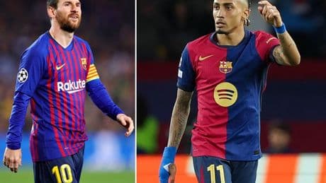 Raphinha breaks remarkable Lionel Messi record in epic Barcelona vs Inter Milan draw